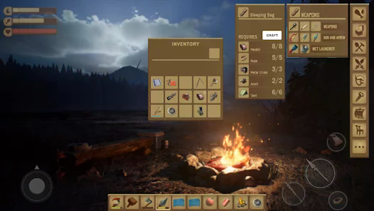 Woodcraft Island Survival Game Image