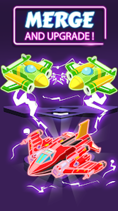 Merge Planes Neon Game Idle Image