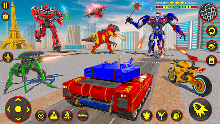 Robot Transform Robot Car Game Image