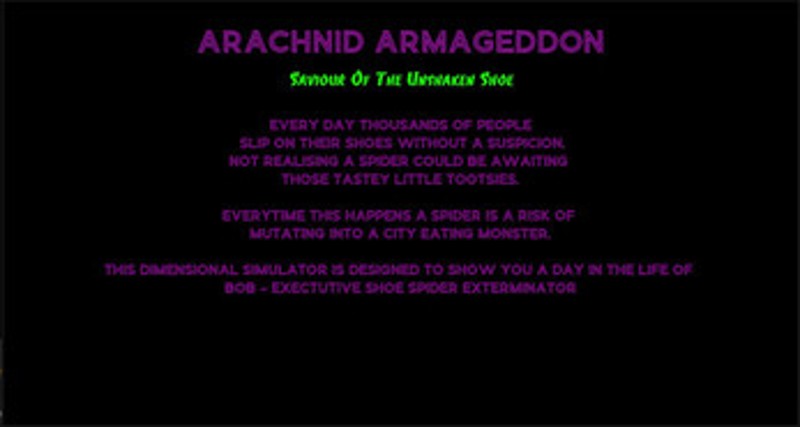 Arachnid Armageddon: Saviour Of The Unshaken Shoe Image
