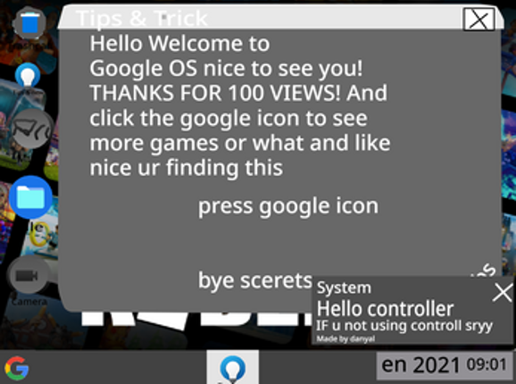 Google OS screenshot