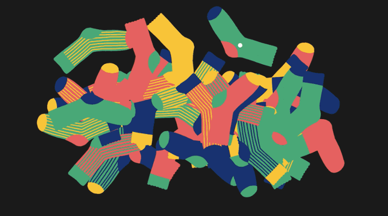 honey, could you help pair those socks? Image