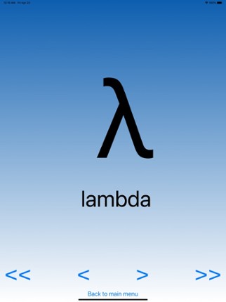 Greek Letters - learn and play Image