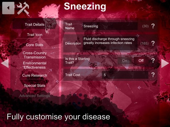 Plague Inc: Scenario Creator screenshot