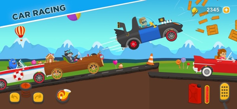 Racing cars game for kids 2-5 screenshot