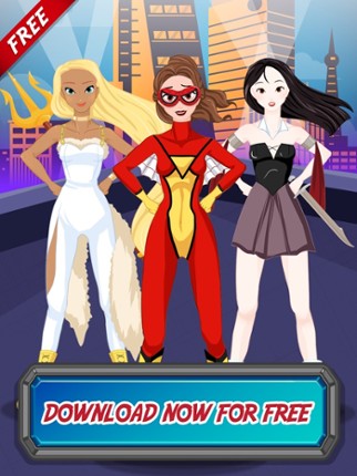 Super Hero Girl Beauty DressUp : Frenzy Games Free screenshot
