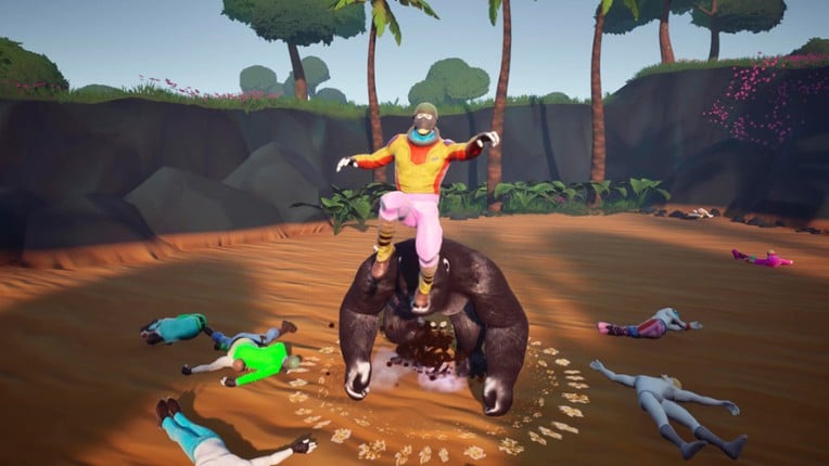 100 MEN VS GORILLA screenshot