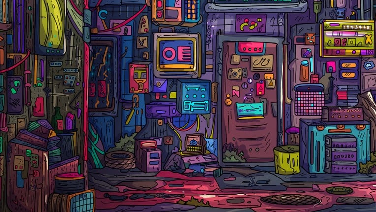 100 Neon Cats screenshot