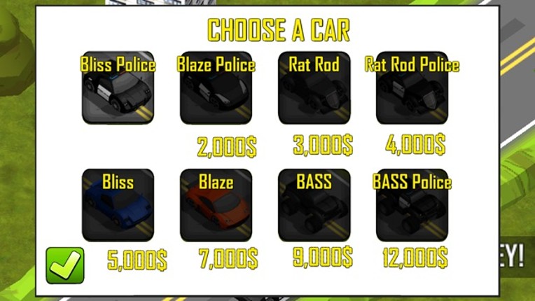 3D Zig-Zag Police Car - Fast Hunting Mosted Super Wanted Racer Game screenshot