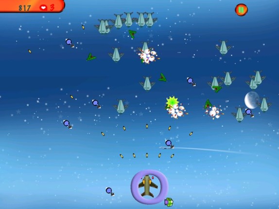 Airplane Shooting Fight Adventure - Night Sky Airplay Attack Free screenshot