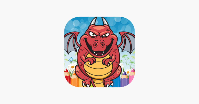Color Book Dinosaur Coloring Pages Paint Free &amp; Fun - preschool educational learning games for kids and toddler Image