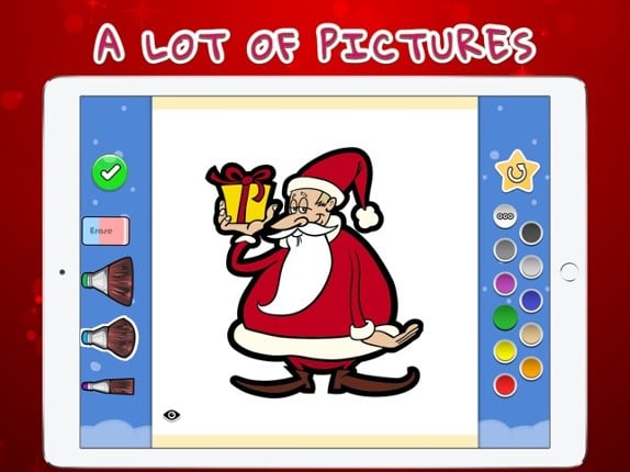 Coloring Your Santa screenshot