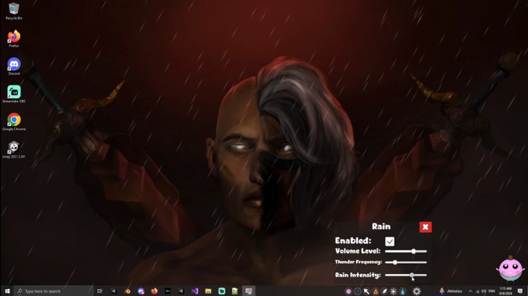 Cozy Desktop: Relaxing Weather and Atmosphere screenshot