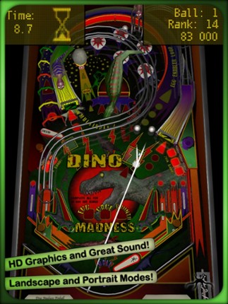 Dino Madness Pinball Lite screenshot