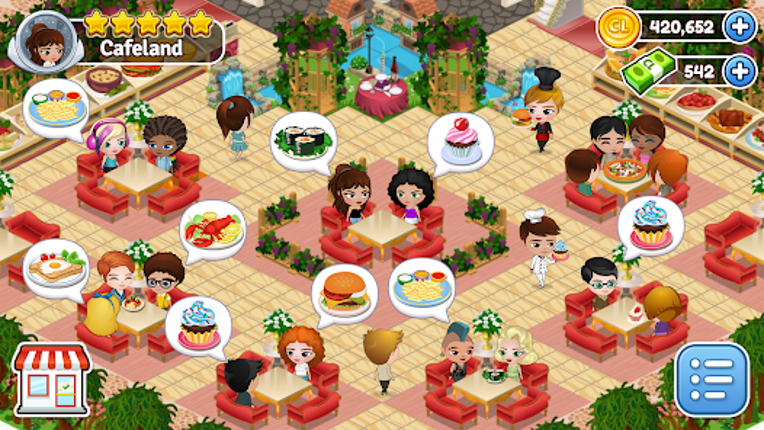 Cafeland - Restaurant Cooking screenshot