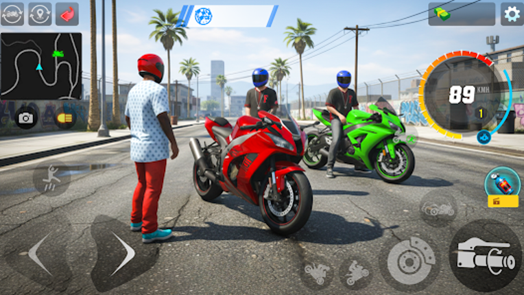 Traffic Bike Racing Moto Rider Image