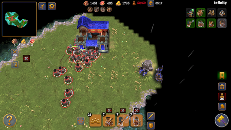 Blaze of empires RTS strategy screenshot