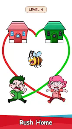 Rush Home: Draw Puzzle Game screenshot