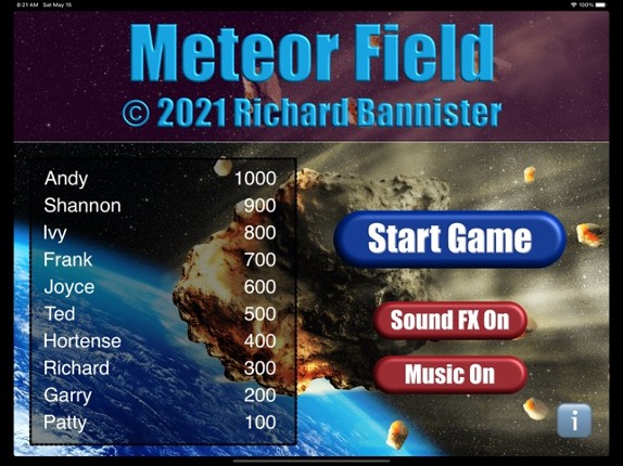 Meteor Field Image