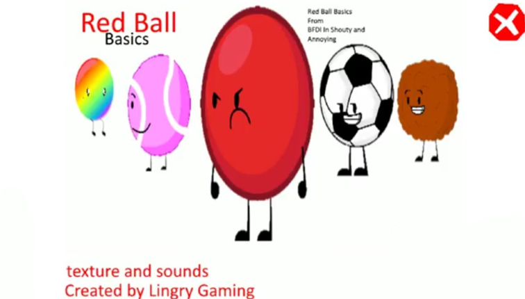 Red ball basics from bfdi in barrible and Annoying Image