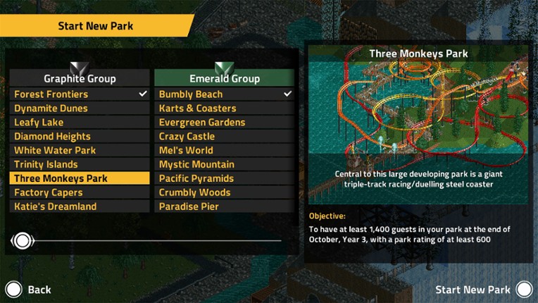 RollerCoaster Tycoon Classic Image