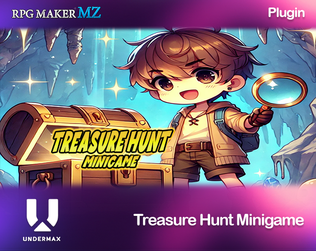Games like RPG MAKER MZ Plugin: Treasure Hunt Minigame