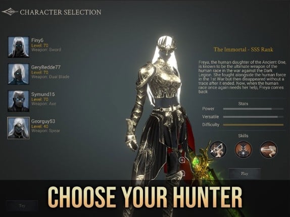 Shadow Hunter: Premium screenshot