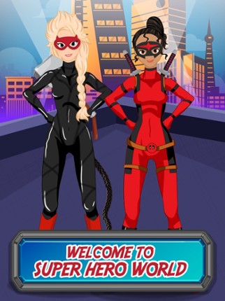 Super Hero Girl Beauty DressUp : Frenzy Games Free screenshot