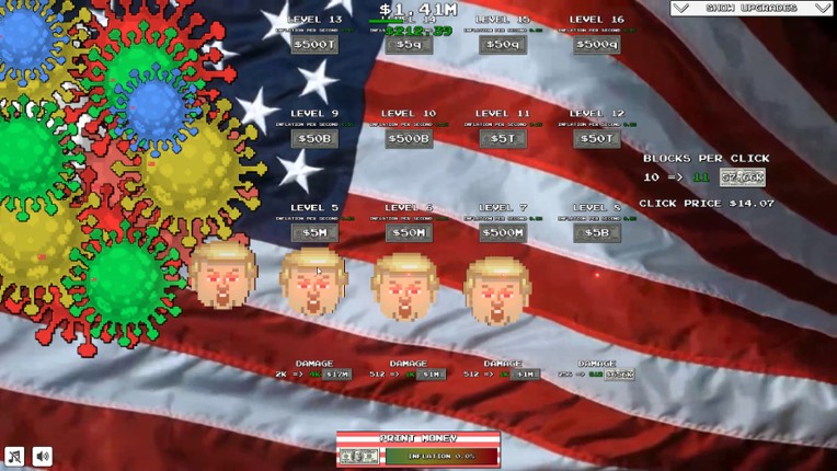 Trump VS Covid: Save The World Clicker screenshot