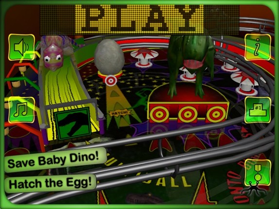 Dino Madness Pinball Lite screenshot