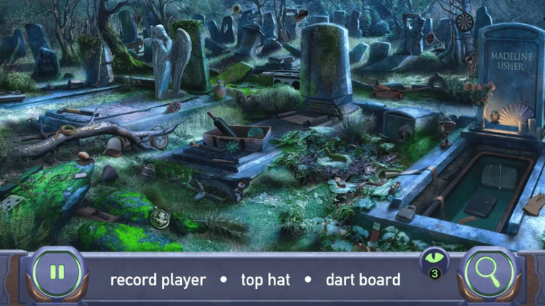 Edgar Poe: Hidden Objects Game screenshot