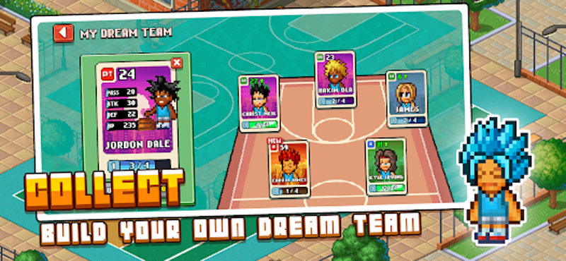 Pixel Basketball: Multiplayer screenshot