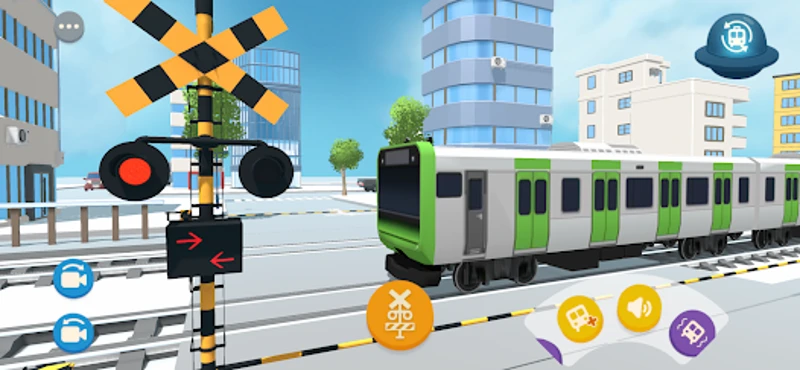 踏切だいすき - 一番楽しい電車のゲーム screenshot