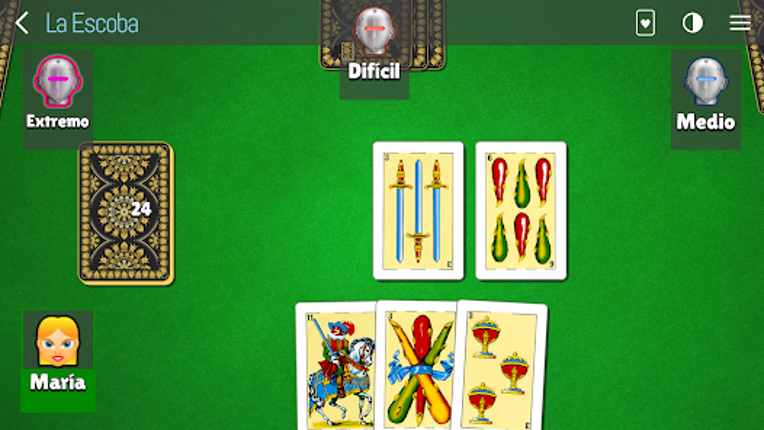 La Escoba - Scopa 15 card game screenshot