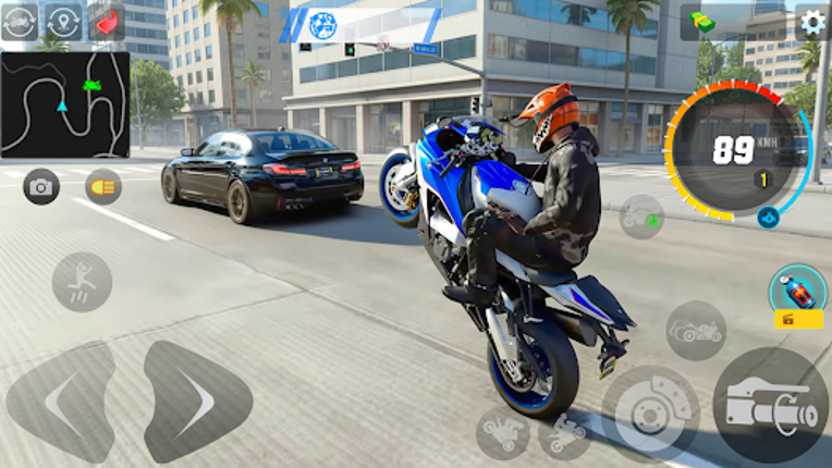 Traffic Bike Racing Moto Rider Image