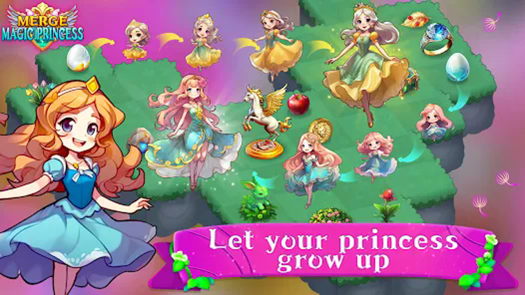 Merge Magic Princess: Tap Game Image