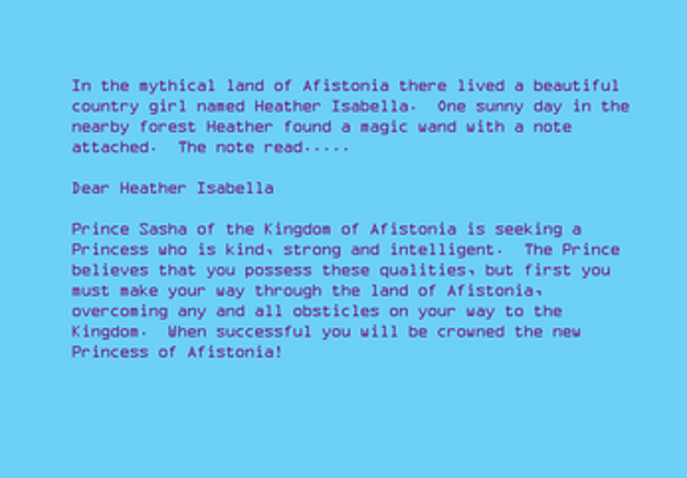 Afistonia: Peasant to Princess screenshot
