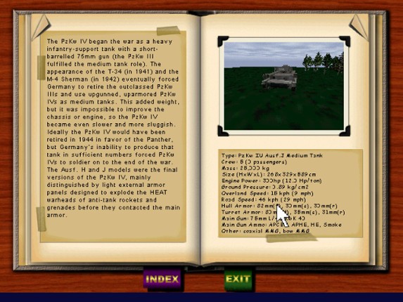 iPanzer 44 screenshot