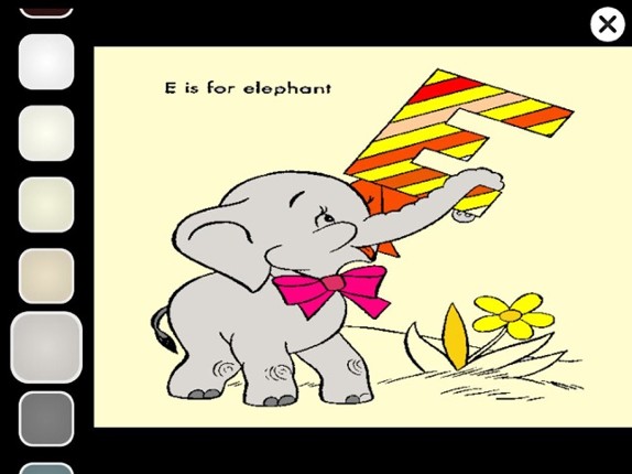 Learn ABC Animal Coloring Book Image