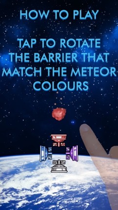 Meteor Storm On Fire - Gaia Barrier Rolling Control Mission Image