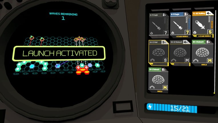 Missile Command Delta screenshot