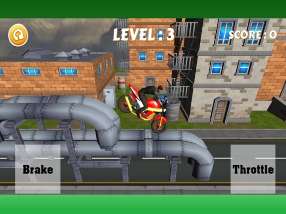 Motor-cycle Stunt-Man Bike-r Highway X-Treme Image