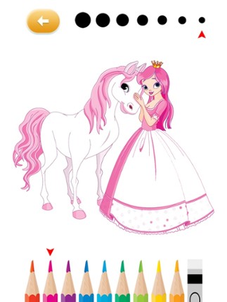 My Little Princess Coloring Book Games for Girls Image