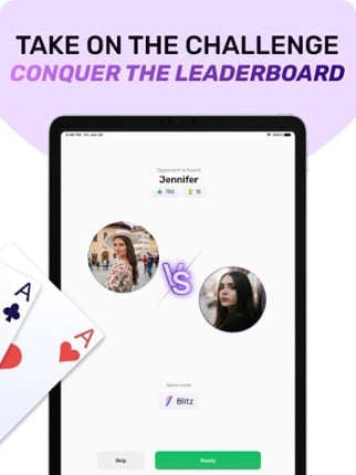 Solitaire Klondike Online Duel screenshot