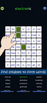 Syllable Word Search Image