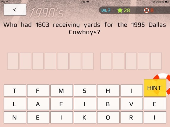 US Football Trivia screenshot