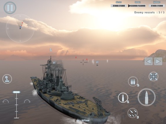 WarShip War Navy Fleet Combat screenshot