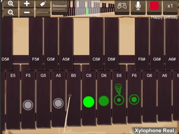 Xylophone Real: 2 mallet types screenshot
