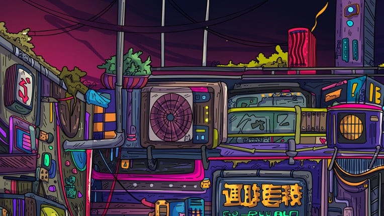 100 Neon Cats screenshot