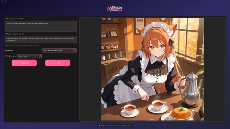 Anime Art Generator - Unlimited AI screenshot